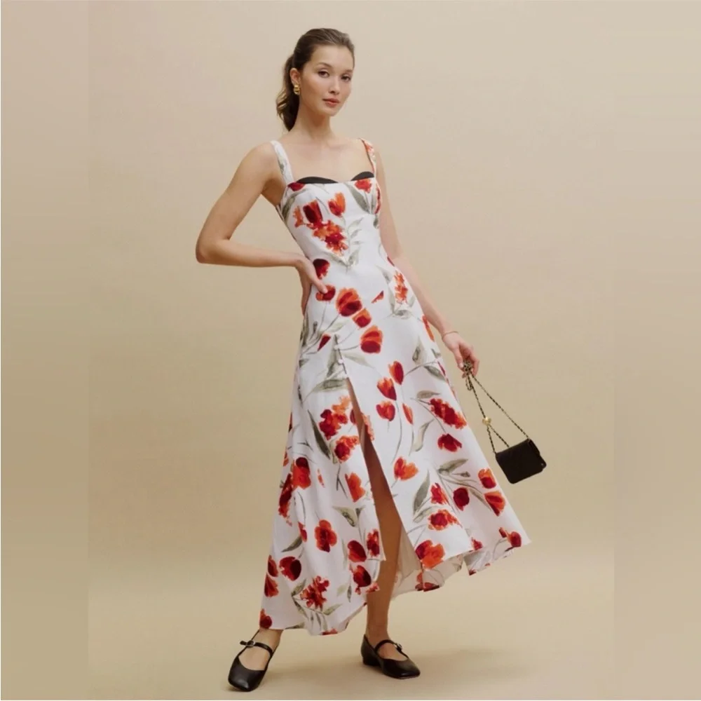 strapless open back dress Mermaid High Neck Red Wedding Dress – daisystyledress
